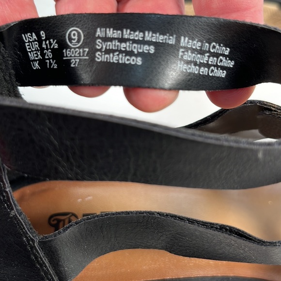 BRASH Black womens sandals SİZE:9 l - Picture 5 of 9